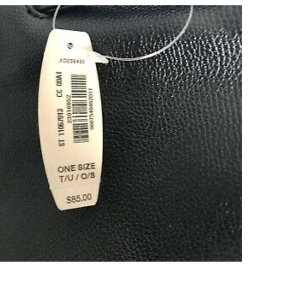 Victoria Secret Black Faux Leather Fringe Backpack Official Fashion Show… - Picture 9 of 10